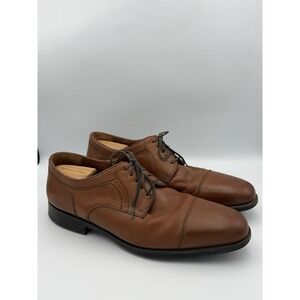 Johnston & Murphy XC4 Brown Cap Toe Oxford Mens 15M Leather Comfort